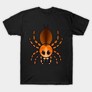 Colorful Cartoon Tarantula (Orange) T-Shirt